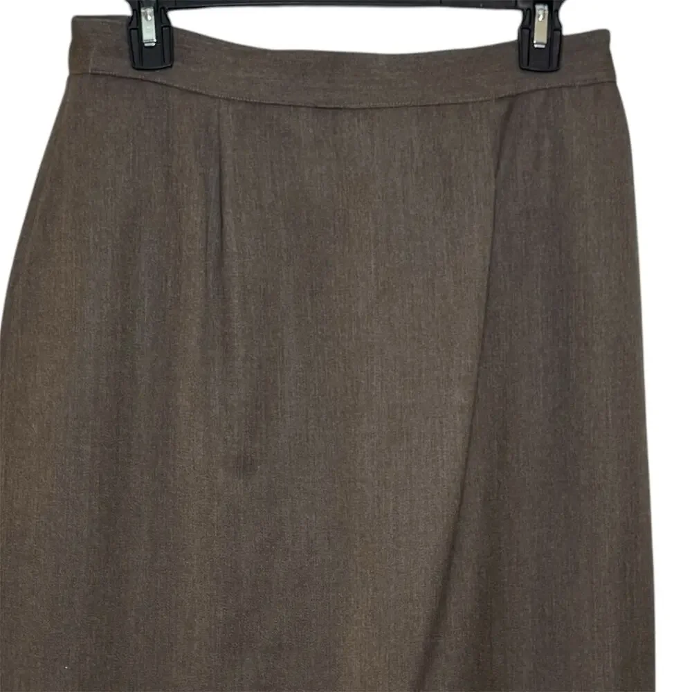 Vtg Mariano Rubinacci 100% Wool Made in Italy For Louis for Women Pencil Skirt